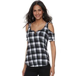 Rock & Republic Cold-Shoulder Tee